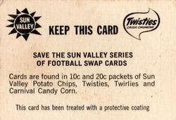 1968 Sun Valley-Twisties VFL Football Game #NNO John Nicholls Back